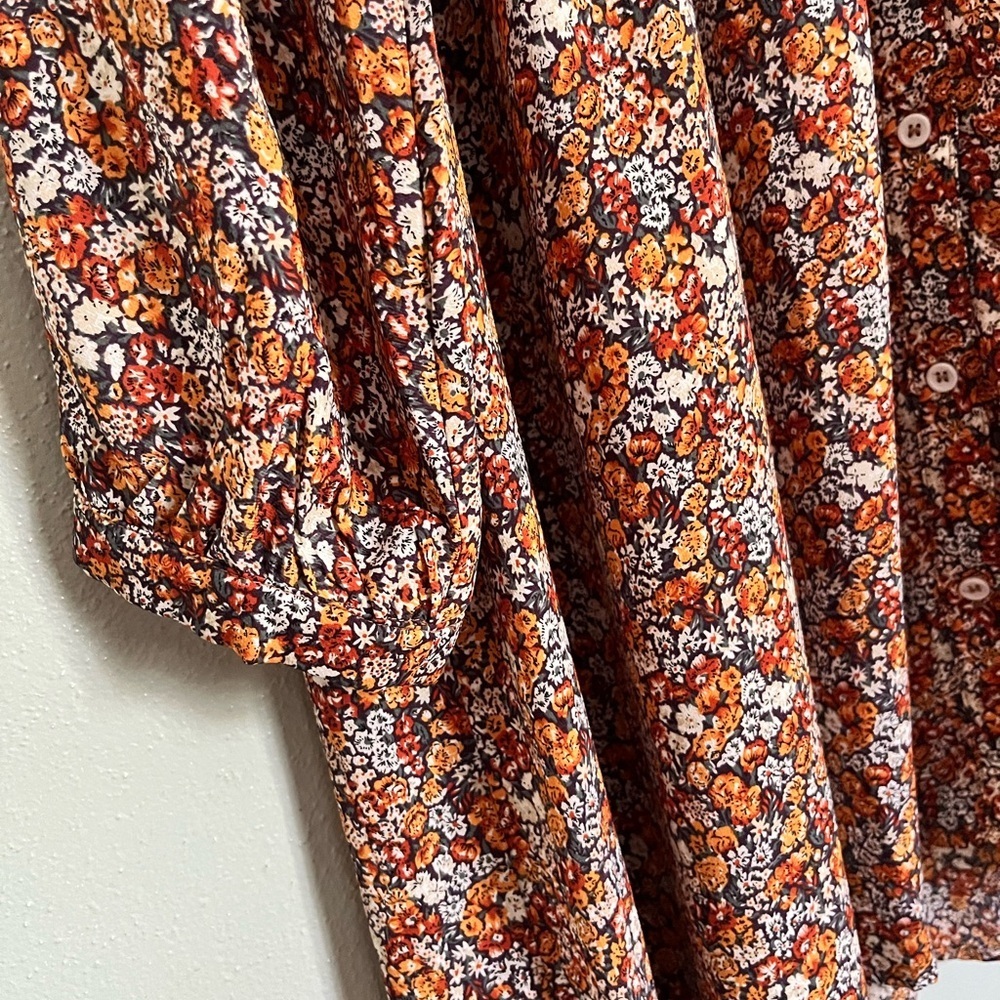 Flawless Vibrant Floral Patterned Dress - Picture 2 of 6